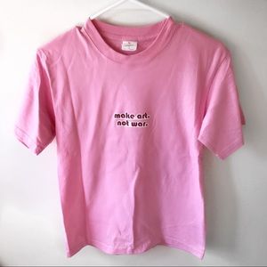 make art not war tee